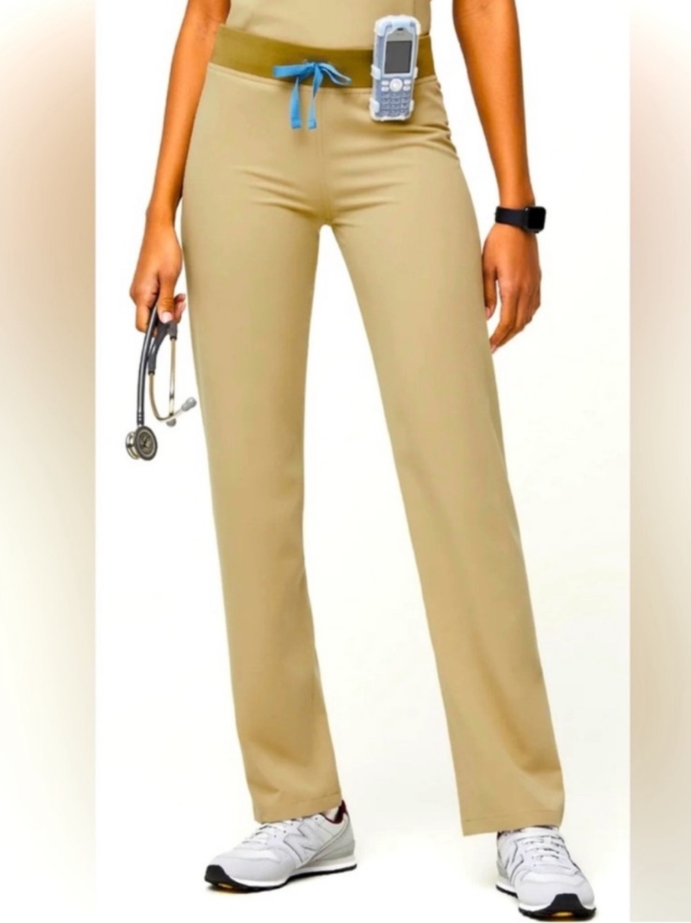 Figs Kade Cargo Pants NWT IN Sandstone